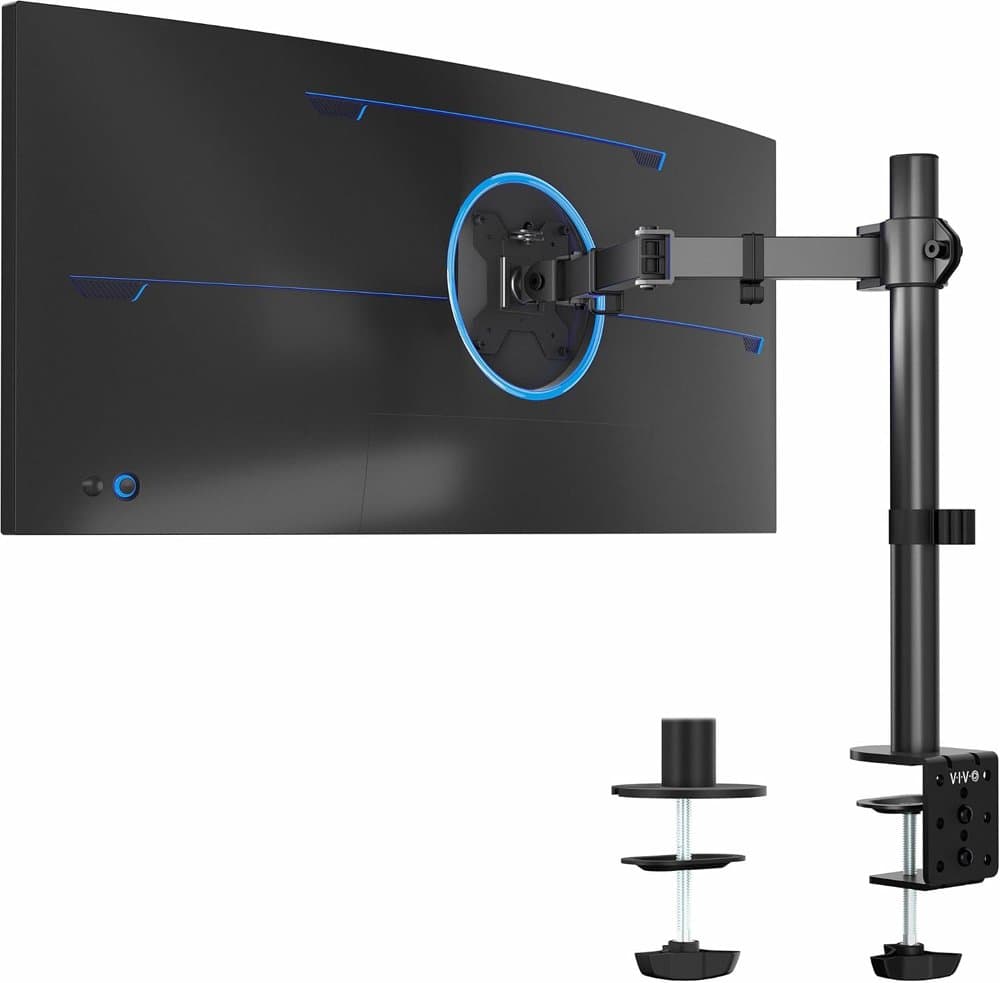 VIVO Single 13 to 38 inch Ultrawide Monitor Arm Desk Mount product photo