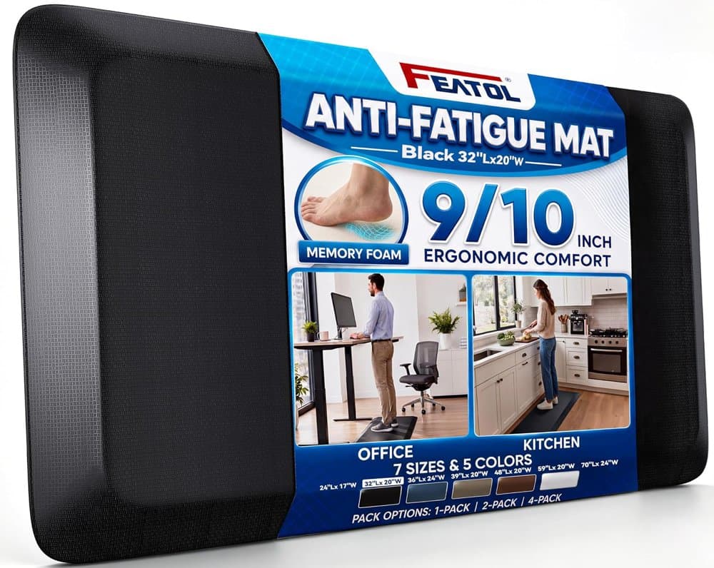 FEATOL Anti Fatigue Mat for Standing Desk & Kitchen Floor product photo