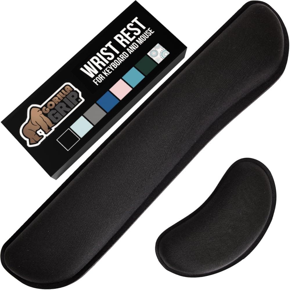 Gorilla Grip memory foam wrist rest 2-piece set product photo