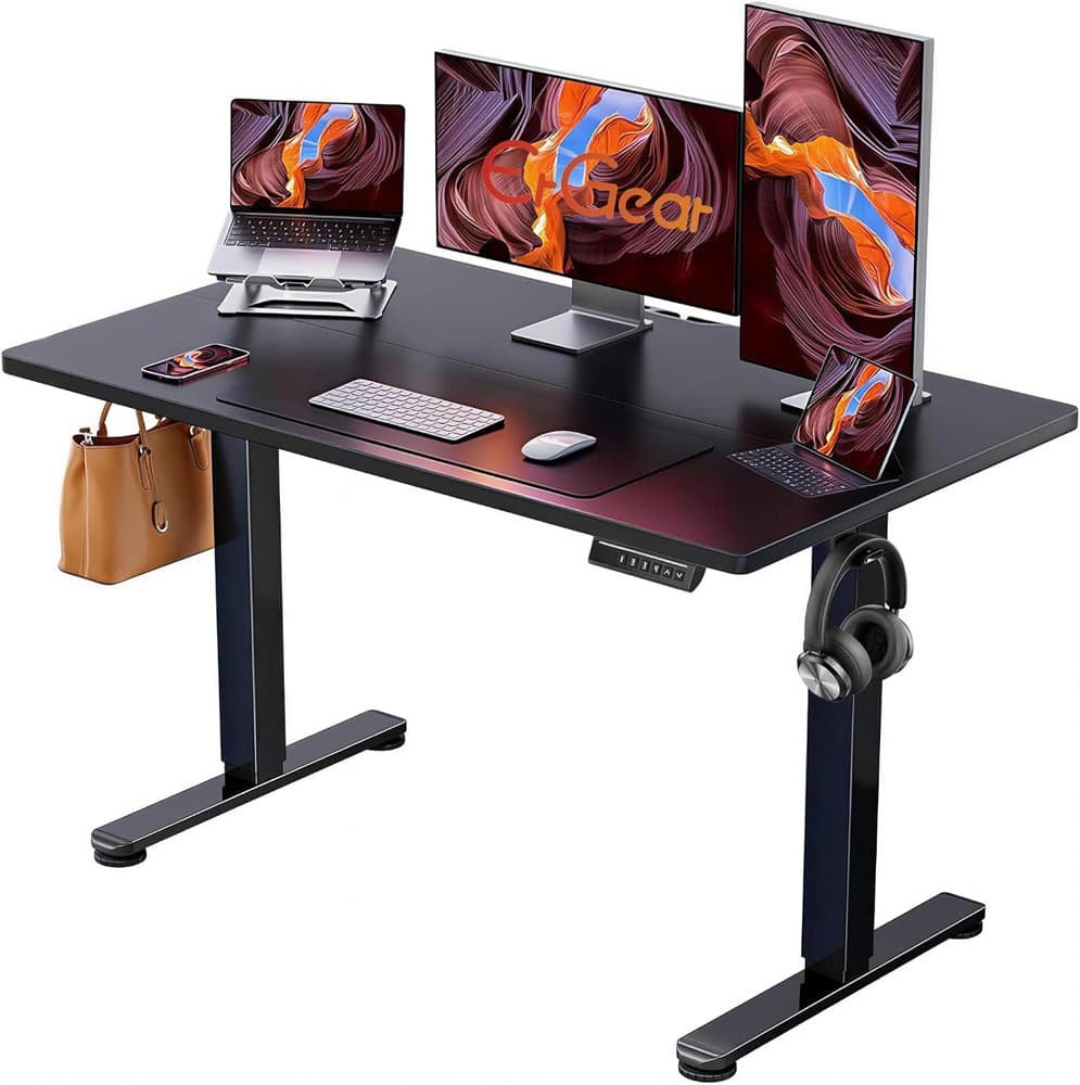 ErGear 48 X 24 Inch Height Adjustable Electric Standing Desk product photo