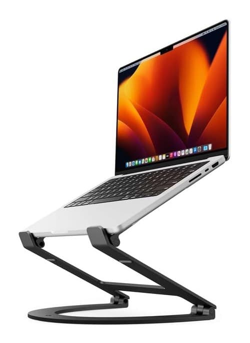 Twelve South Curve Flex Laptop Stand (Matte Black) product photo