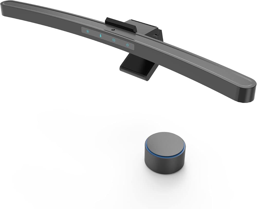 ONWAY Curved Monitor Light Bar with Wireless Remote,Monitor product photo