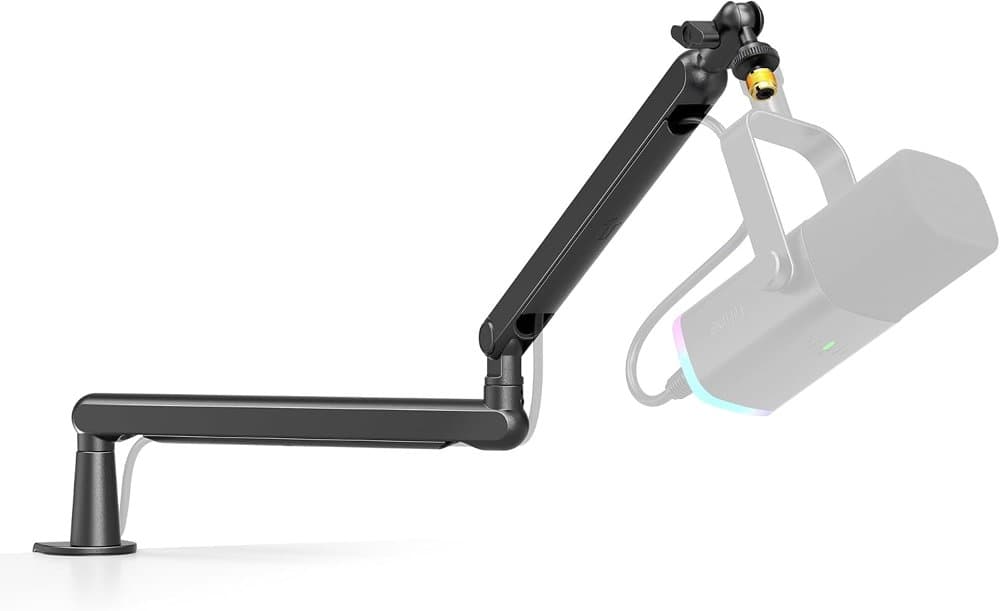 FIFINE BM88 Low Profile Microphone Boom Arm Stand for Gaming product photo
