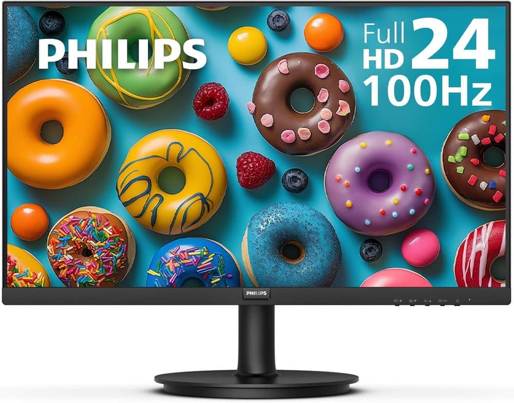 Philips 24 Inch Computer Monitor FHD 100Hz VA VESA Flicker-Free product photo