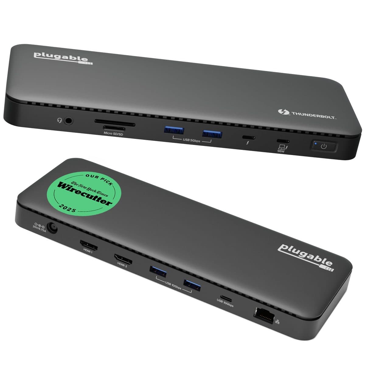 Plugable Thunderbolt 4 Dock (TBT4-UD5) product photo