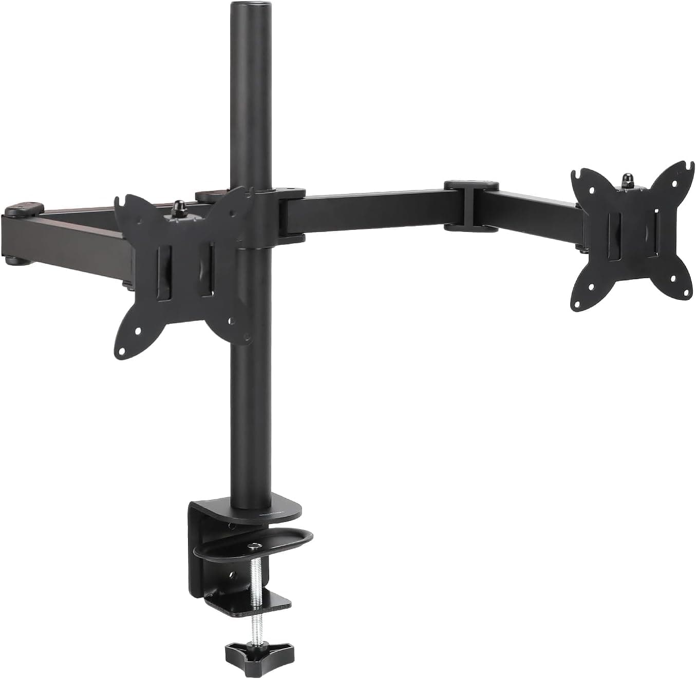 Amazon Basics Adjustable Dual Monitor Desk Mount product photo