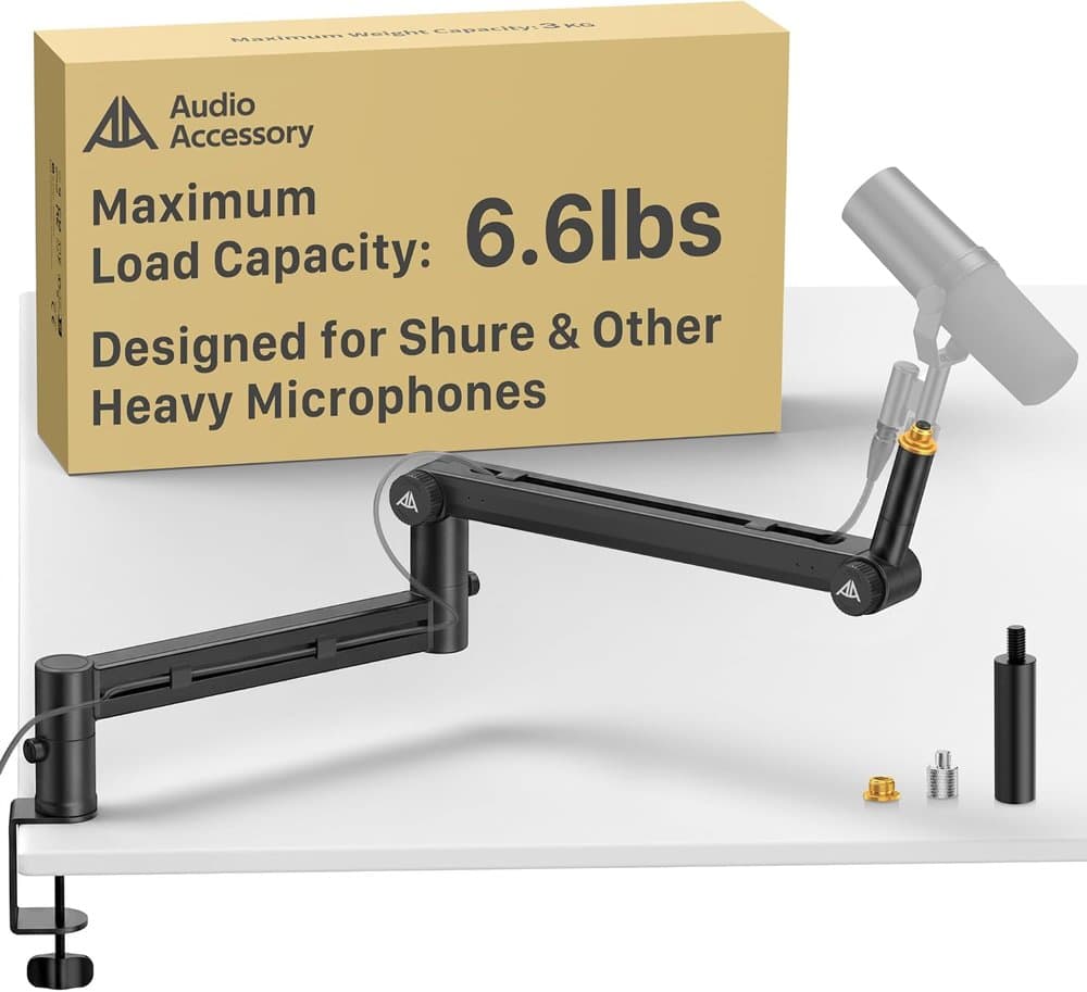 AA AUDIO ACCESSORY Mic Arm Desk Mount (Design for Heavy Mic) product photo