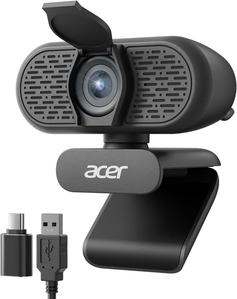 Acer A610 1080p Webcam for PC with Microphones Computer Camera product photo