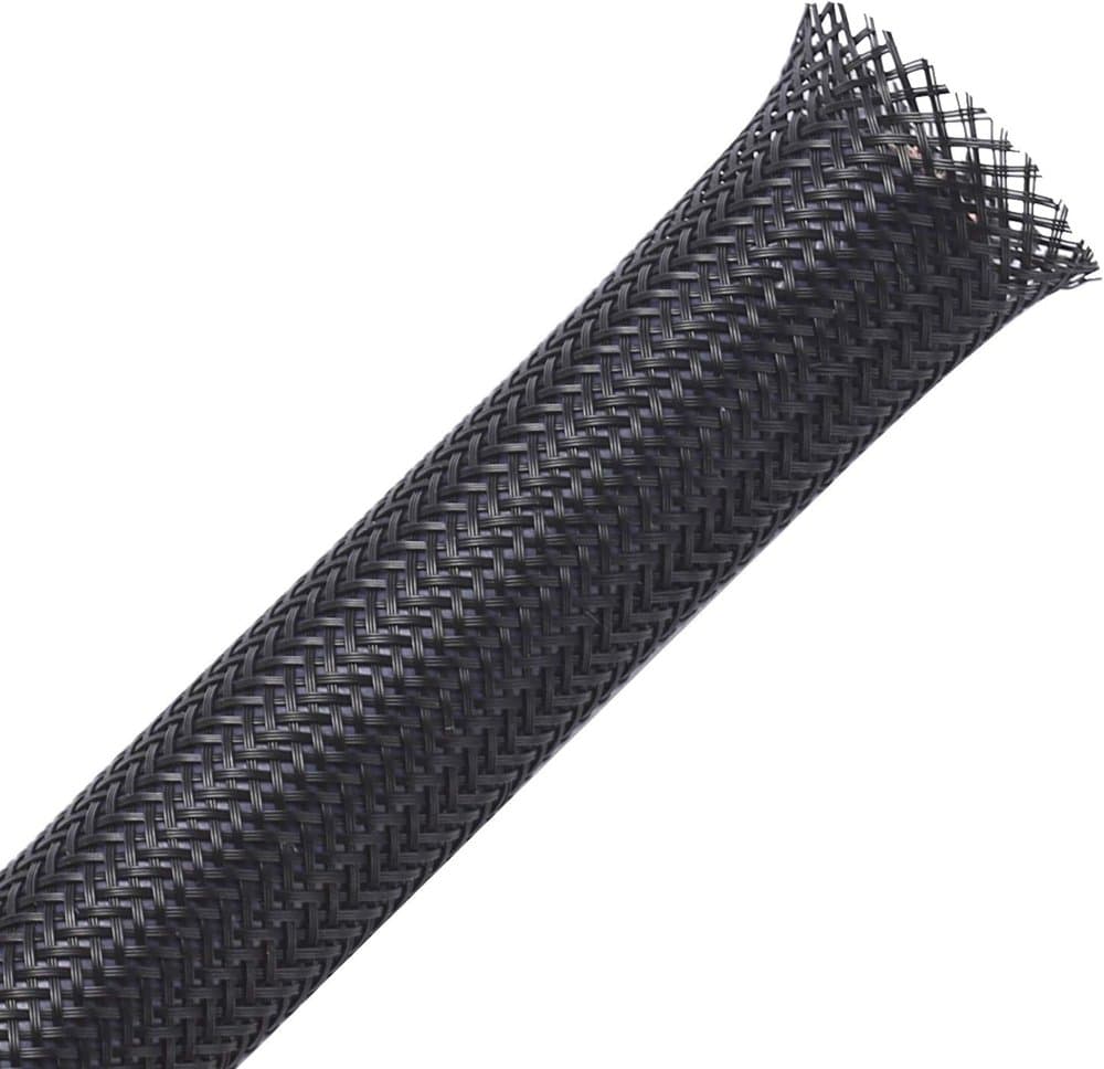 Alex Tech 50ft - 1/4 inch & 1/2 inch PET Expandable Braided Sleeving product photo