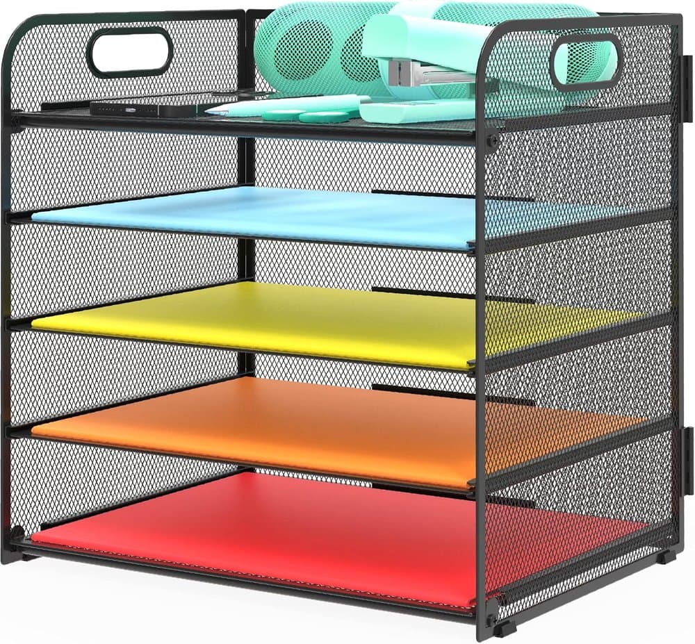 Sinboun Letter Tray Paper Organizer 5-Tier Desk Organizer File product photo